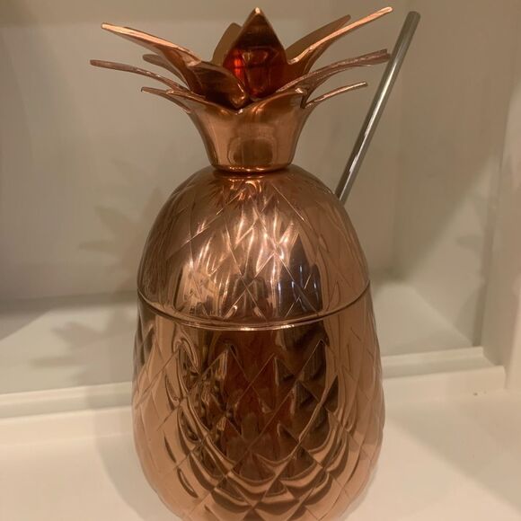 Copper Moscow Mule Pineapple Mug - Picture 3 of 7